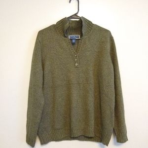 Karen Scott Sweater- Green- Petite Large